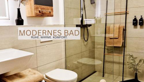 Balkon-Parken-Self-Check-in-Limes2Living-Niedernberg - Foto 5, towels, Shower