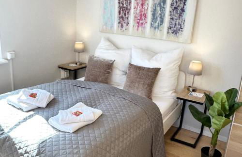 BELLA - Business&Family, Messe Flughafen in 5 min, SmartTV, Netflix, Waschmaschine, 24h Checkin, 35qm - Foto 12