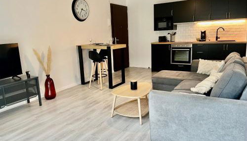 Appartement cosy à Nancy - Parking privé - Foto 4, stove, minibar