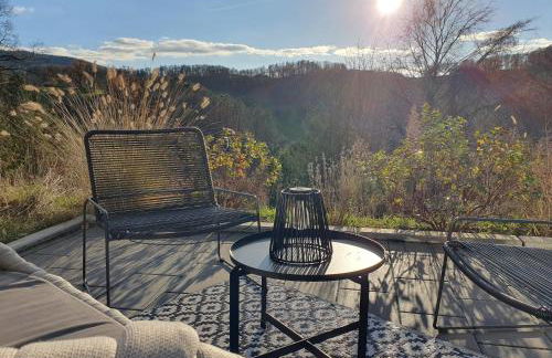 Odenwald-Lodge mit Infrarotsauna und E-Ladestation "Haus Purpur" - Foto 18