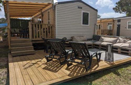 En bord d'eau - charmant Mobil-home climatisé - Cap ferret - Foto 12