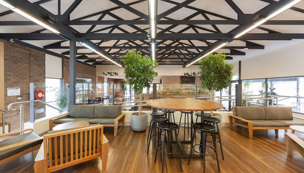 Sala de estar do lobby