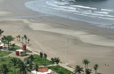São Vicente Itararé prédio frente mar apto fundo vista parcial - Photo 5