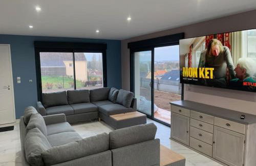 Villa piscine/spa privé intérieur 33° ZOO DE LA FLECHE 24h DU MANS - Photo 45