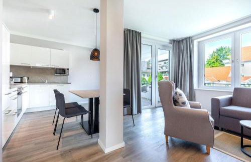 Godewindpark Deluxe-Suite 1-02 mit Ost-Loggia und schönem Gartenblick - Foto 24