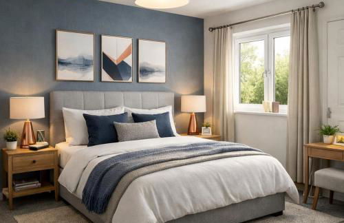 Sleeps 8 Four Bed Contractor Group House Corby Parking - Photo 6