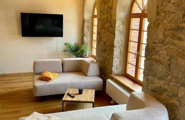 HexenburgbeiDresden mit Faßsauna 4 Raum Architektengaleriewohnung mit Whirlwanne, Kamin, Balkon-Nähe Sächsische Schweiz Dresden - Foto 5