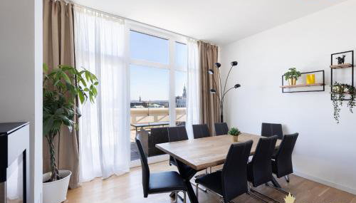 PINEAPPLE APARTMENTS - Penthouse am Zwinger - 162qm - 1x free parking - Foto 4
