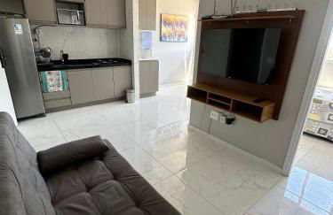 Apê Pé na Areia com Vista Mar Ar-condicionado & Garagem - Foto 12