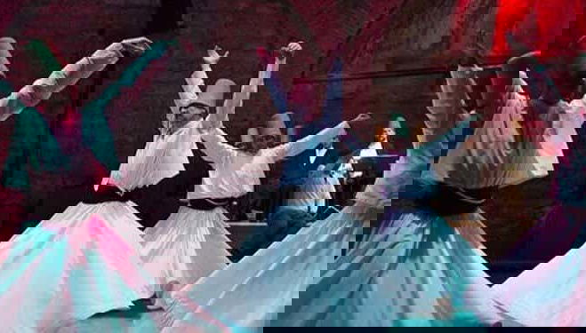 Whirling Dervish Show in Pamukkale