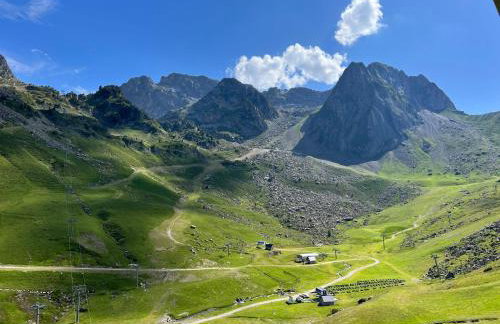 Studio 4 personnes résidence le Montana au pied des pistes balcon plein sud - Foto 12