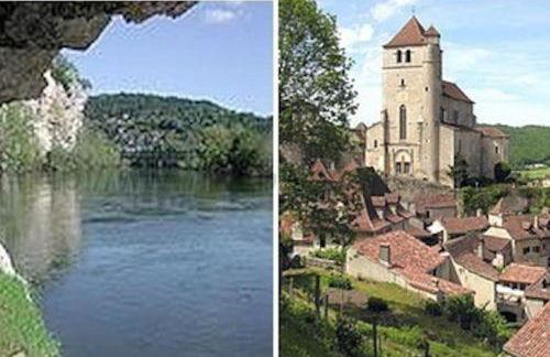 Gite st cirq Lapopie piscine vue imprenable - Foto 9