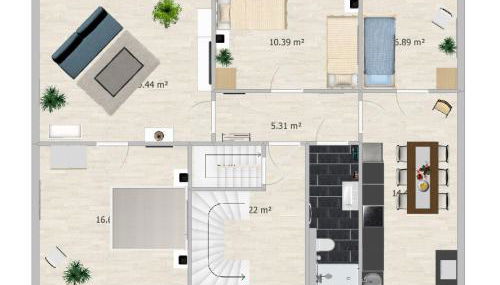 Moderne 3BR Netflix,Kaffee,Wifi,Parken - Foto 3