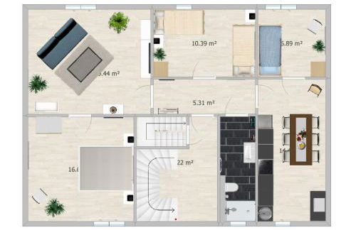 Moderne 3BR Netflix,Kaffee,Wifi,Parken - Foto 3