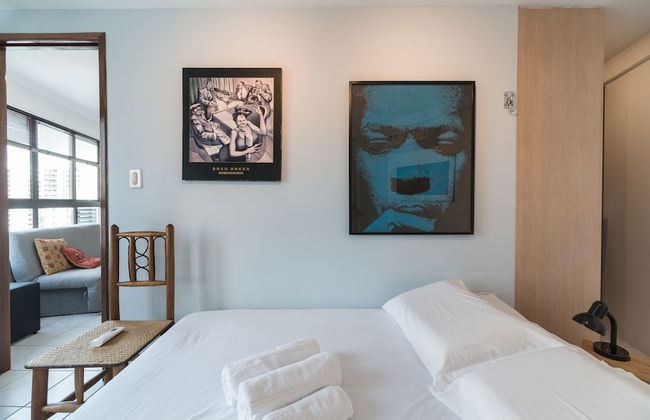 Ótimo Flat Bairro da Jaqueira Recife até 3 pessoas O Coração Verde da Cidade PBO902 - Foto 2