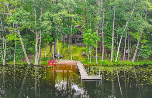 Lakefront Home with Private Beach in Rhinelander! - Foto 32