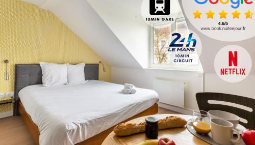 Appart Hotel NuitéeJour Le Mans Centre Jaurès - Foto 1