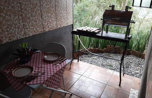 Chalé Pakere Montebello Lumiar - lareira, wi-fi, sauna, piscina - vista incrível - locação do chalé sem prestação de serviços - Foto 34