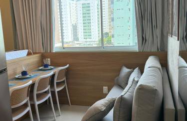 Arretado de bom ! A 250 m da praia de Boa Viagem, 3 km do aeroporto, próximo aos shoppings, com WI-FI 560 Mbps, coworking, piscina e academia - Foto 47