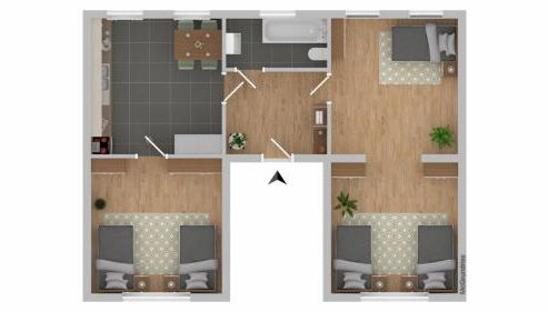 CosyHomes24 - Workers apartment with parking space - VE01 - Foto 2