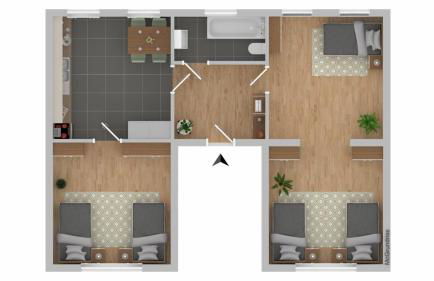 CosyHomes24 - Workers apartment with parking space - VE01 - Foto 2