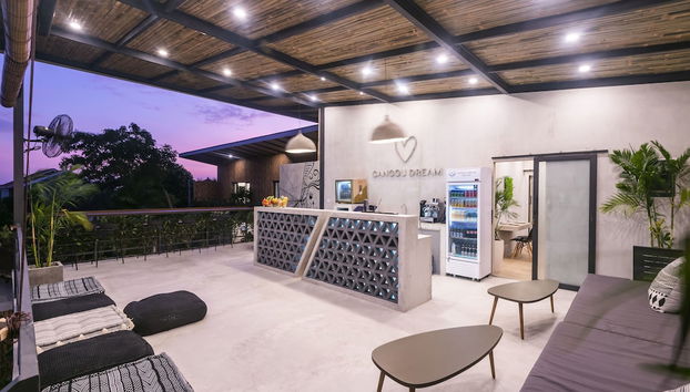 Zona de estar del vestíbulo