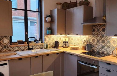 La Baigneuse maison avec jardinet et parking privé, à 200 m plage - Foto 3