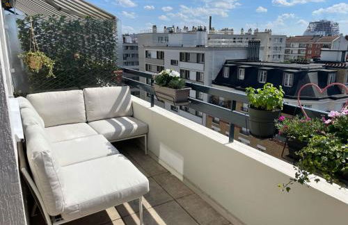 Home F8 - Terrace Paris's view, Eiffel Tower area - Foto 2