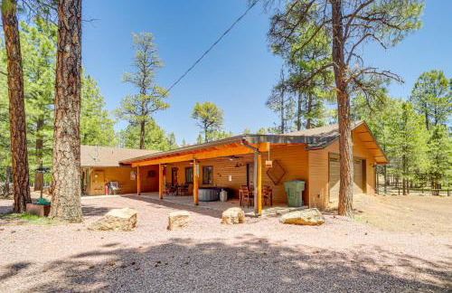 Fire Pit and Trail Access Spacious Happy Jack Cabin - Foto 32