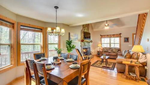 Cozy North GA Cabin 3BR3BA, Fire Pit & Game Rm - Foto 5