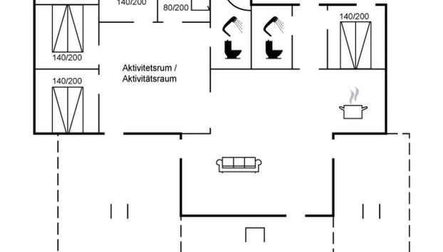 "Rathulf" - 500m from the sea - Foto 2, Floorplan