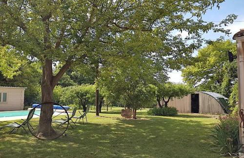 Le Mas des Cigales avec parc et grande piscine - Foto 27