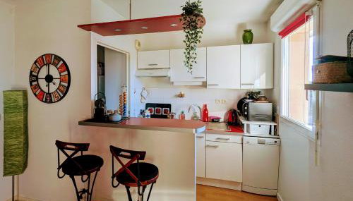 Refuge du pilote tout équipé au calme avec balcon - Foto 3, stove, dishwasher, toaster