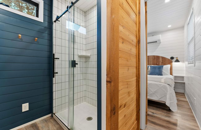 Pecan Grove Container Tiny Home Country Setting 12 min to Baylor Magnolia - Foto 30