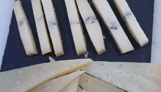 Detalhe dos queijos da seleção