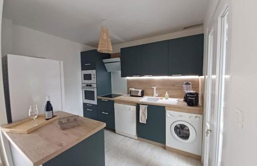 Villa 8 pers, 4 ch, jardin, clim 200m de la plage - Foto 7