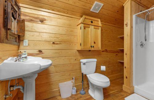 The Wagon Wheel Cabin Hot Tub Sleeps 10 Spacious - Foto 32