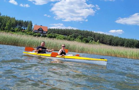 Dom na wzgórzu z widokiem na jezioro z balią i sauną - Foto 27
