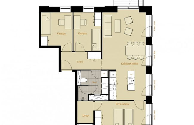 Modern 3-bed Apartment in Nordhavn - Foto 13