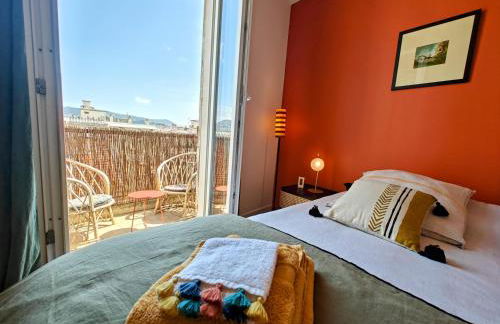 Cozy roof terrace near Promenade des Anglais - AC - Foto 11