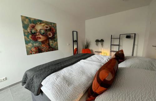 Design am Rhein I Zentral I 2BR I Aufzug I Dachterrasse I Parken I helloYOU apartments x BRIGHT Collection - Foto 8