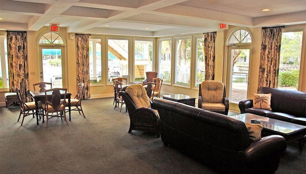 Sala de estar do lobby