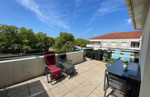 BnGo I Immense RoofTop Lyon I 2 chambres, 4 places parkings, 2 immenses terrasses, 8 personnes - Photo 9