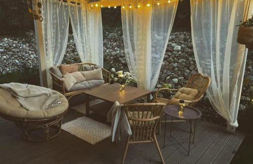 Modry Domek Sznurki Całoroczny Ogrodzony - Foto 14