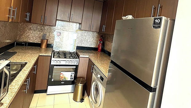 Modern & Cozy 1-BR in Business Bay - Foto 5, Cocina privada