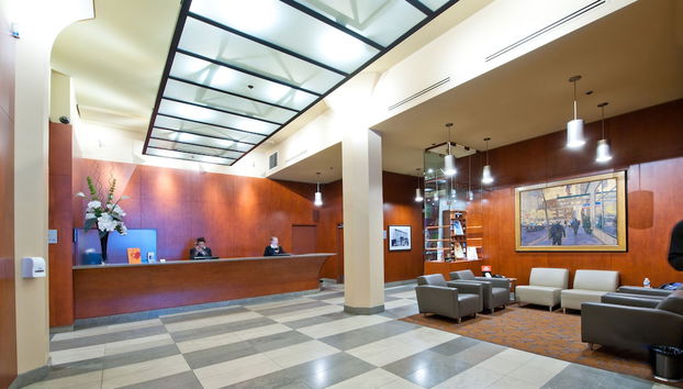 Zona de estar del vestíbulo