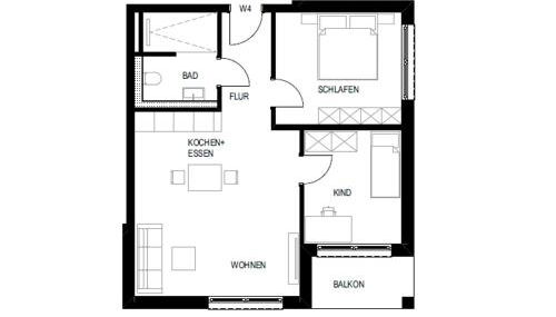 Apartment "London" in Erftstadt - 3 Zimmer & 63qm - nahe Köln, Messe, Phantasialand & Bonn - Familienurlaub oder Business Trip - Foto 5