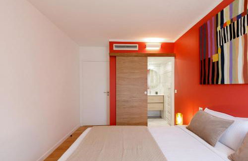 Citybeach SOHA- Rue d'Antibes - 2 BdR 2 BthR 1 toil - Clim Terrace Parking Elevator - Foto 19