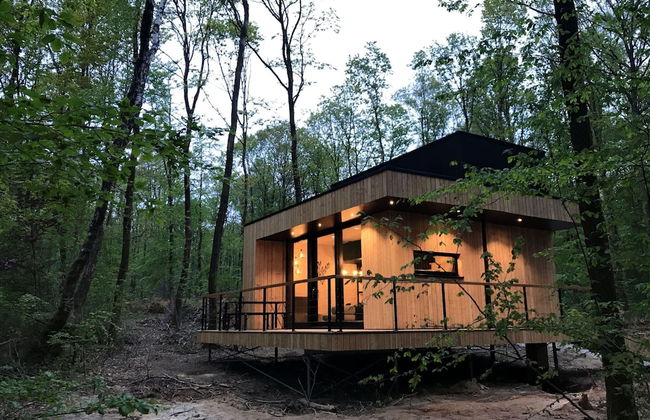 Modern, Wooden Chalet With Wood Burning Stove, in the Forest - Foto 44