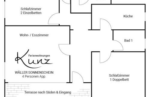 Ferienwohnung Wäller Sonnenschein - Foto 13
